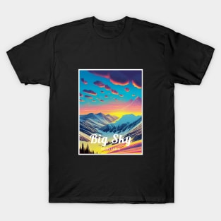 Big Sky Montana United States ski T-Shirt